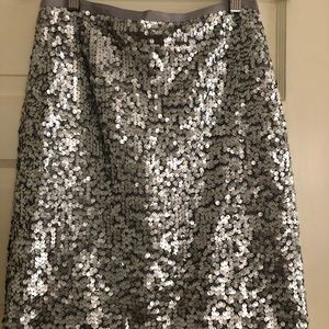 J. Crew Beaded Pencil Skirt